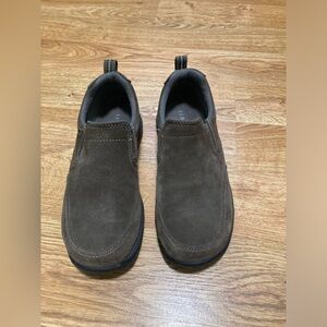 L.L Bean suede slip ons